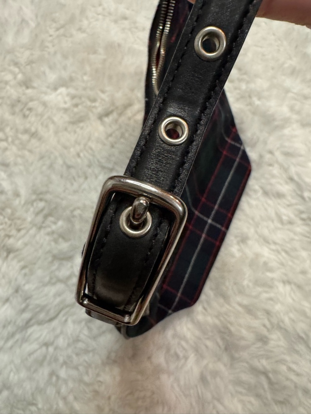 Coach Plaid Tartan Shoulder Bag Y2K Eras - Picture 5 of 13